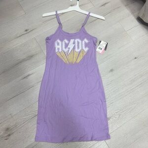 ACDC Purple Midi Dress for Women